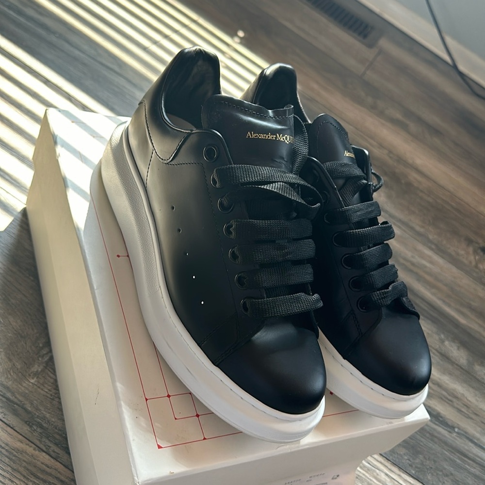 Alexander McQueen oversized sneakers.